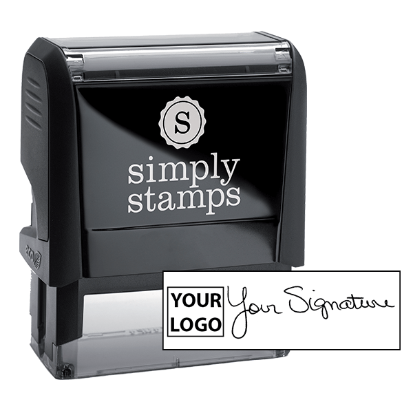 Medium Signature Logo Stamp
