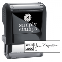 Small Signature Logo Stamp