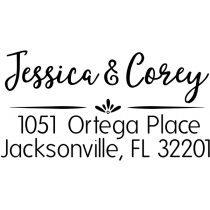 Ortega Place Address Stamp