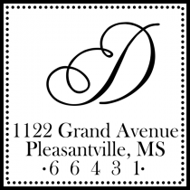 Grand Avenue Address Stamp