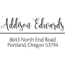 Edwards Address Stamp