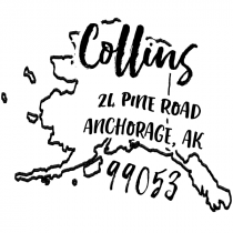 Custom Alaska Address Stamp