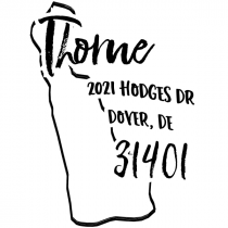Custom Delaware Address Stamp