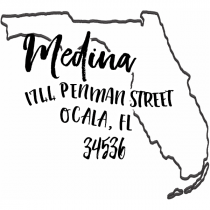 Custom Florida Address Stamp