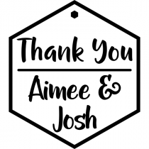 Honeycomb Thank You Stamp