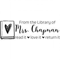 The Teacher Library Stamp