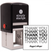 Thank You Repeat Food Packaging Stamp
