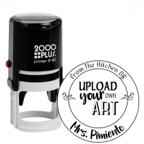 Pimiento Round Custom Logo Kitchen Stamp