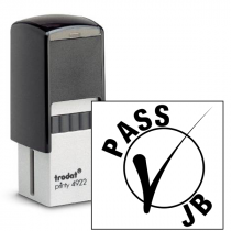 Pass Check Initial Inspection Stamp
