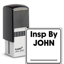 Name and Fill in Inspection Stamp