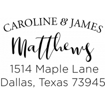 Caroline Address Stamp