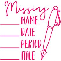 Missing Check Box Teacher Stamp