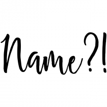 Name Exclamation Teacher Stamp