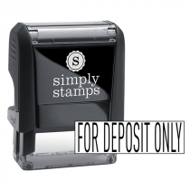 For Deposit Only Stock Stamp
