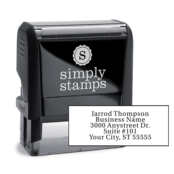 Serif Custom 5 Line Address Stamp Imprint