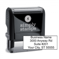 4 Line Address Stamp
