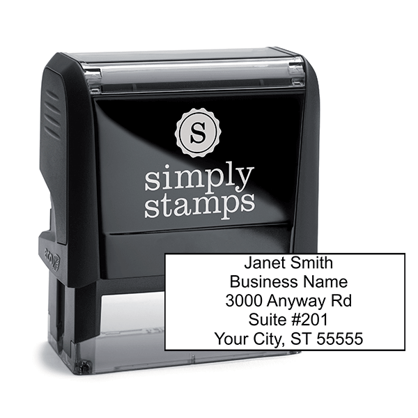 5 Line Address Stamp
