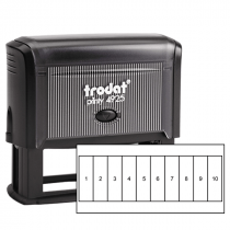 Tall Rectangles for Card Loyalty Stamp