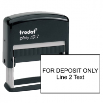 2 Line Deposit Stamp