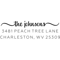 Charleston Return Address Custom Stamp