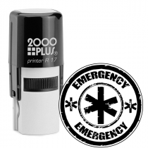 Round Emergency Stamp