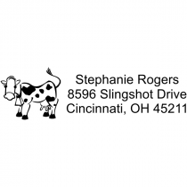 Cow Address Stamp