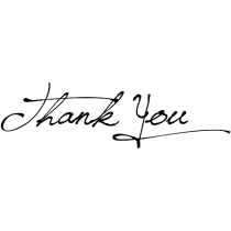 Elegant Thank You Stamp