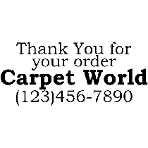Thank You for Your Order Stamp