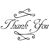 Fancy Thank You Stamp
