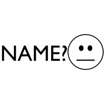 Grading - Straight Faced NAME? Rubber Teacher Stamp
