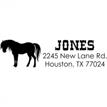 Jones Horse Address Stamp