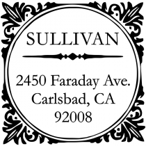Sullivan Square Address Stamp