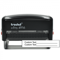 2 Line Form Custom Rubber Stamp