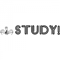 Assignment - STUDY Book Worm Rubber Teacher Stamp
