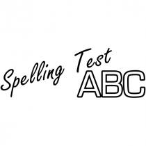 Assignment - ABC Spelling Test Rubber Teacher Stamp