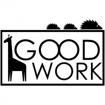 Feedback - GOOD WORK Giraffe Rubber Teacher Stamp
