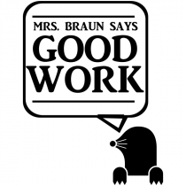 Feedback - GOOD WORK Otter Rubber Teacher Stamp