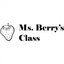 Custom 2 Line - Strawberry Rubber Teacher Stamp