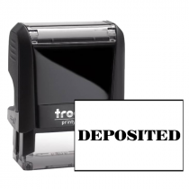 DEPOSITED Mobile Check Deposit Rubber Stamp