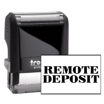REMOTE DEPOSIT Mobile Check Deposit Rubber Stamp