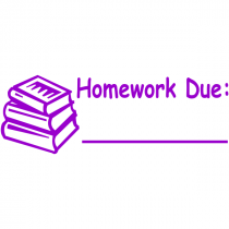 Homework Due Teacher Stamp