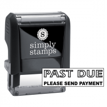 PAST DUE PLEASE SEND PAYMENT Stock Stamp