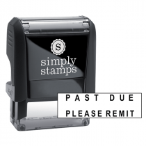 PAST DUE PLEASE REMIT Stock Stamp