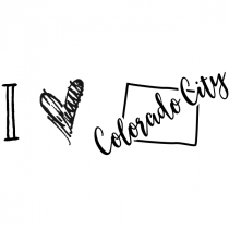 I Love Colorado Rubber Stamp