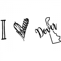 I Love Delaware Rubber Stamp