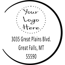 Open Semi Circle Logo Stamper