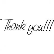 Thank you!!! Craft Stamp