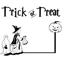 Trick or Treaters Craft Stamp