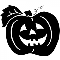 October Jack O' Lantern Craft Stamp