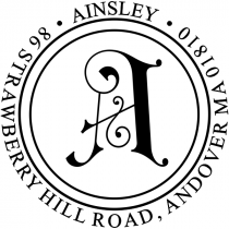 Ainsley Embellished Address Stamp